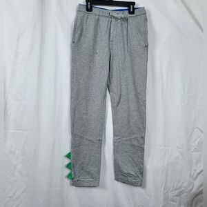 Gymboree Boys Gray Green Dinosaur 3D Spikes Jogger Pants Hello Dino Sz 12